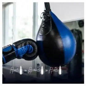 PERA DE BOXEO PUCHING BALL SPEEDBAG ENTRENAMIENTO - Imagen 9