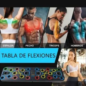Alternative view of TABLERO PUSH UP BOARD PARA PLANCHAS FLEXIONES CON LIGAS DE RESISTENCIA IMPORTADO